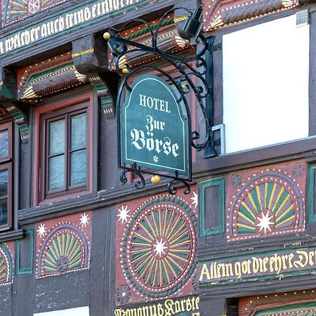Altstadthotel Zur Boerse Goslar Buitenkant foto